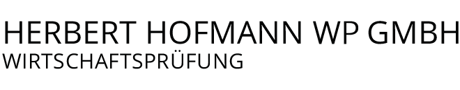 Logo: Herbert Hofmann WT GmbH Wirtschaftsprüfung